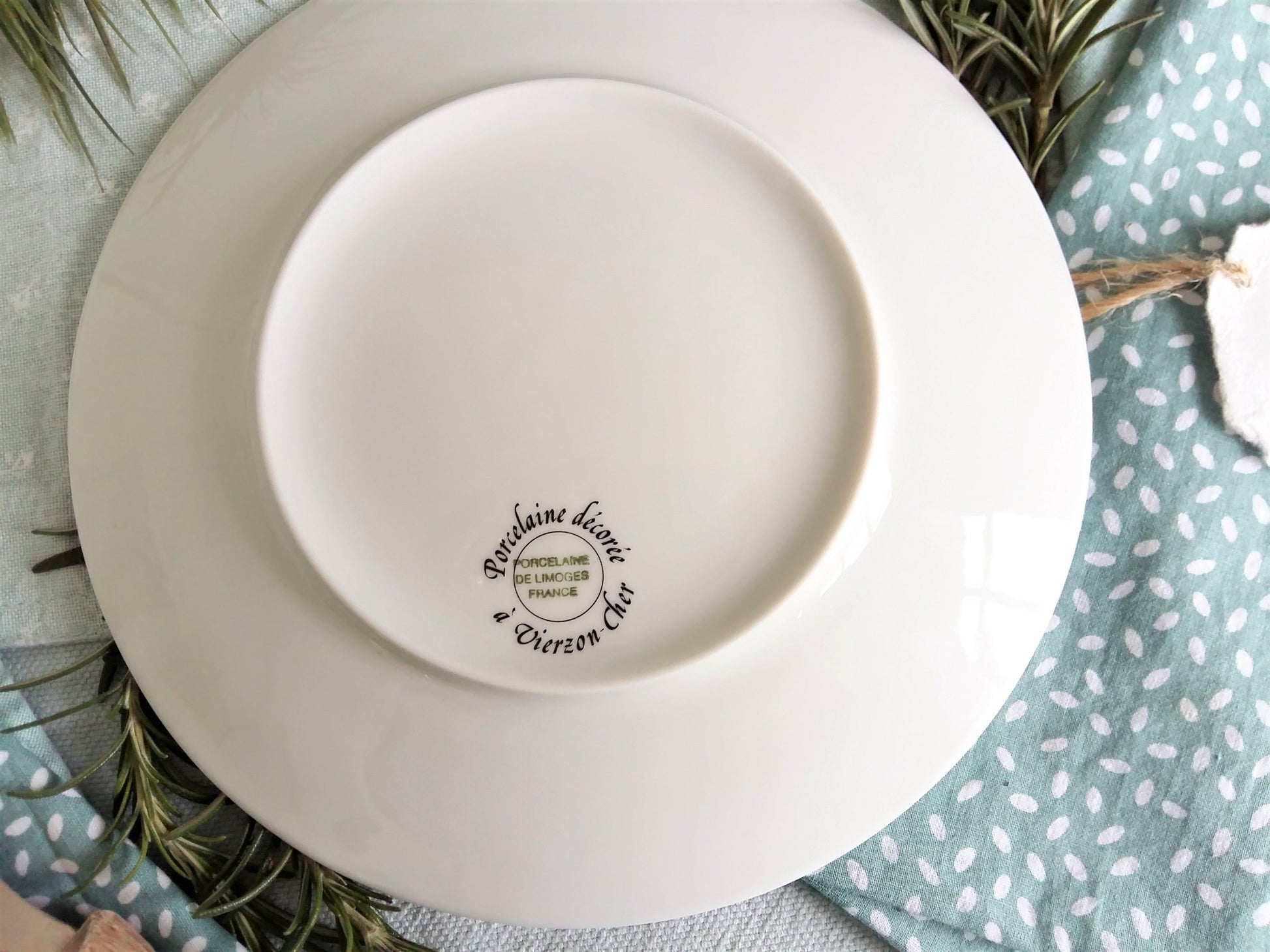 Five Limoges Porcelain Cheese Plates. from Tiggy & Pip - €115.00! Shop now at Tiggy and Pip