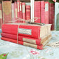 Stack of THREE Antique French Pink Books from Tiggy & Pip - €84.00! Shop now at Tiggy and Pip