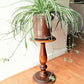 Polished Wood Pedestal Plant Stand from Tiggy & Pip - €149.00! Shop now at Tiggy and Pip