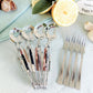 8 Piece Escargot Tongs/Forks Set from Tiggy & Pip - €72.00! Shop now at Tiggy and Pip