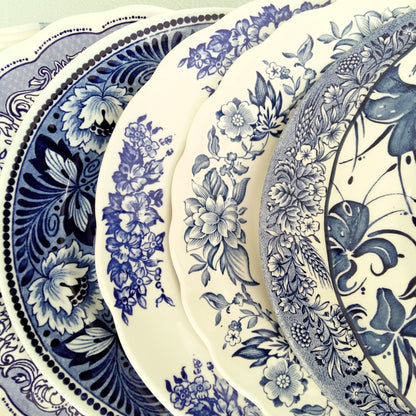 Eight mix and match transferware plates from Tiggy & Pip - Just €199! Shop now at Tiggy and Pip