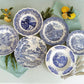 SIX Mismatched Transferware Plates from Tiggy & Pip - €149.00! Shop now at Tiggy and Pip