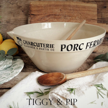 Charcuterie Bowl with Pouring Lip. from Tiggy and Pip - Just €138! Shop now at Tiggy and Pip
