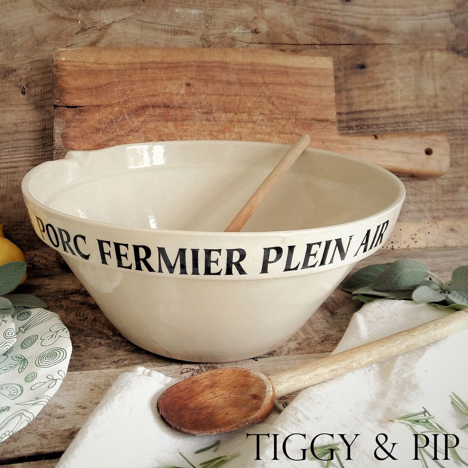Charcuterie Bowl with Pouring Lip. from Tiggy and Pip - €138.00! Shop now at Tiggy and Pip