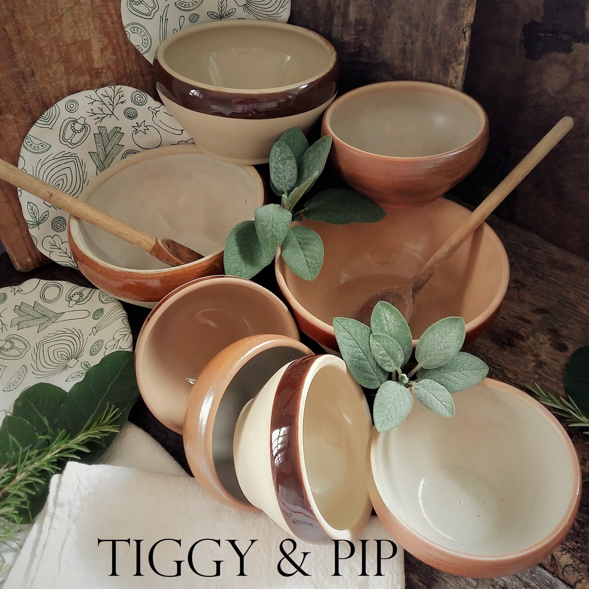 Set of EIGHT Confit Bowls from Tiggy & Pip - €168.00! Shop now at Tiggy and Pip