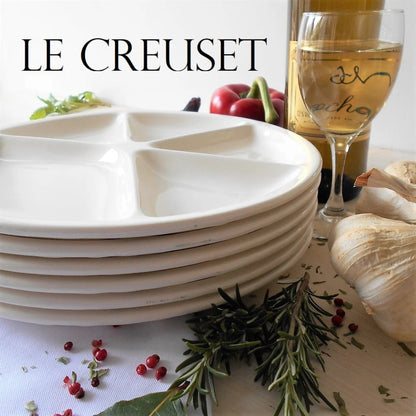Six Le Creuset Fondue Plates. from Tiggy & Pip - Just €168! Shop now at Tiggy and Pip