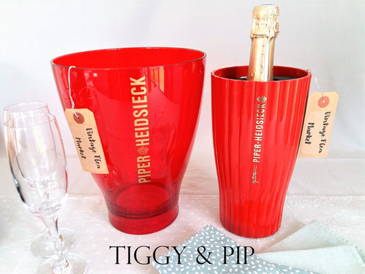 Piper Heidsieck Champagne Ice Buckets. from Tiggy & Pip - Just €75! Shop now at Tiggy and Pip