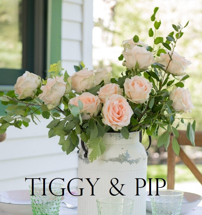 Tiggy and Pip  Roses in a jar styling idea