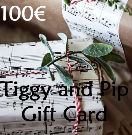 Gift Card 100€. from Tiggy and Pip - €100.00! Shop now at Tiggy and Pip
