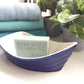 Boat Shape Soap Dish. Blue and White Boat. Nautical Bathroom Accessory from Tiggy & Pip - €59.00! Shop now at Tiggy and Pip
