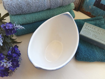 Boat Shaped Dish. Ceramic Boat Soap Dish. Coastal Home Décor. from Tiggy & Pip - €59 with FREE worldwide shipping! Shop now at Tiggy and Pip