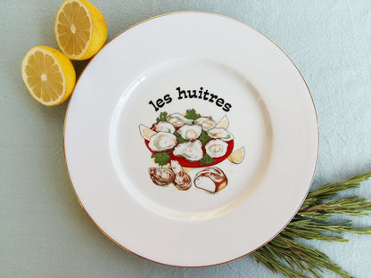 Six French Limoges Porcelain Seafood Plates. from Tiggy & Pip - Just €156! Shop now at Tiggy and Pip