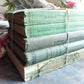 Green Book Stack. 1900s Antiquarian Books by Descartes and Diderot. from Tiggy & Pip - €120.00! Shop now at Tiggy and Pip