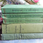 Antique, French, Green Book Stack. Works by Montaigne, Balzac & Alfred de Musset. from Tiggy & Pip - €120.00! Shop now at Tiggy and Pip
