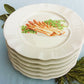 Set of Six Asparagus Plates. Paris Porcelain Asparagus Dinnerware Set. from Tiggy & Pip - €156.00! Shop now at Tiggy and Pip