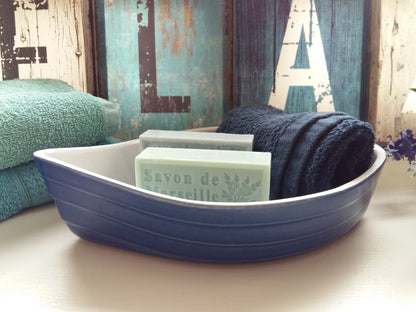 Boat Shaped Dish. Ceramic Boat. Nautical Décor. Boat Shaped Bowl. from Tiggy & Pip - Just €69! Shop now at Tiggy and Pip