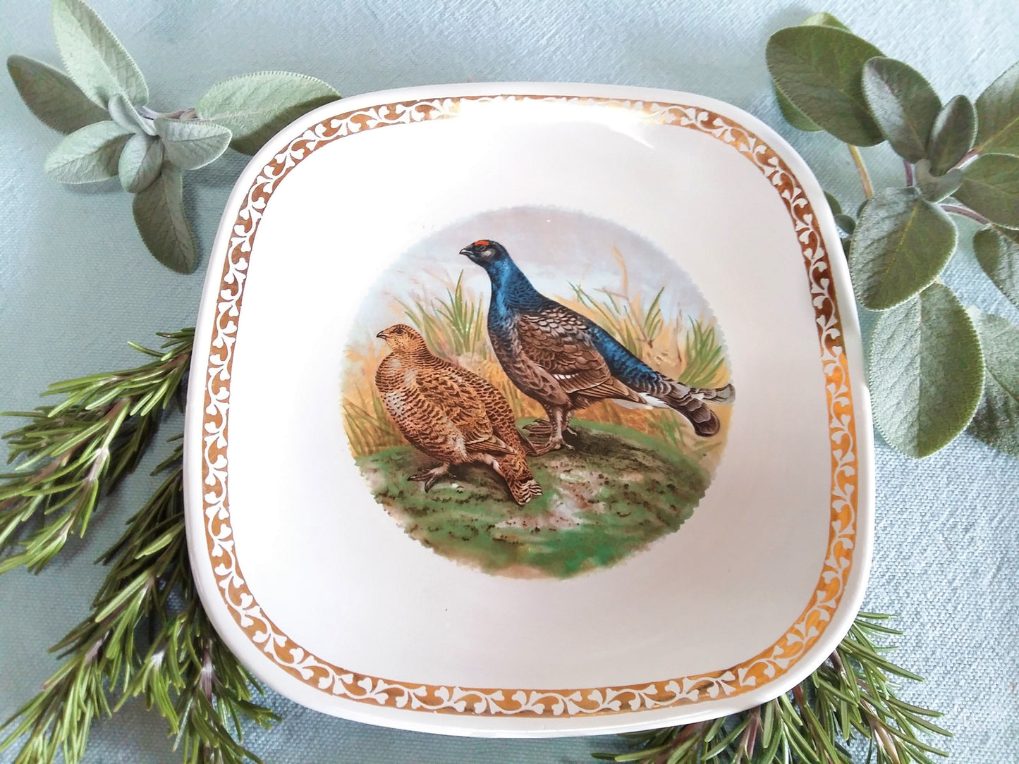 Set of Eight Game Bird Plates by Longchamp France. from Tiggy & Pip - €199.00! Shop now at Tiggy and Pip
