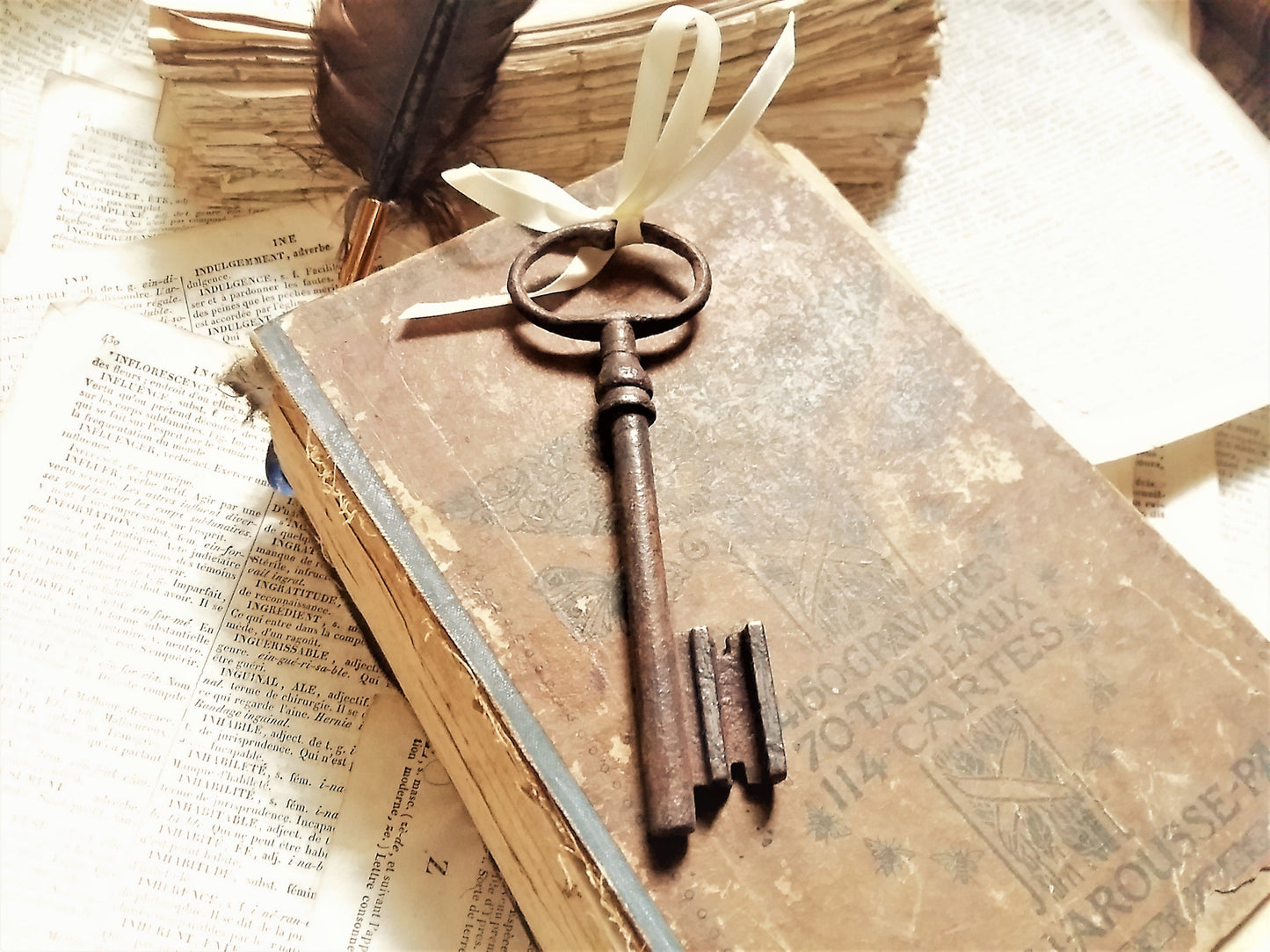 Large 5"/13cms Iron Key. Antique Skeleton Key. Hand Forged Iron Key. from Tiggy & Pip - €28.00! Shop now at Tiggy and Pip