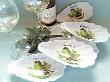 Set of SIX French Avocado Dishes. Guacamole/ Tapas Dishes. from Tiggy & Pip - Just €84! Shop now at Tiggy and Pip