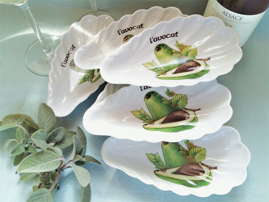 Set of SIX French Avocado Dishes. Guacamole/ Tapas Dishes. from Tiggy & Pip - €84.00! Shop now at Tiggy and Pip
