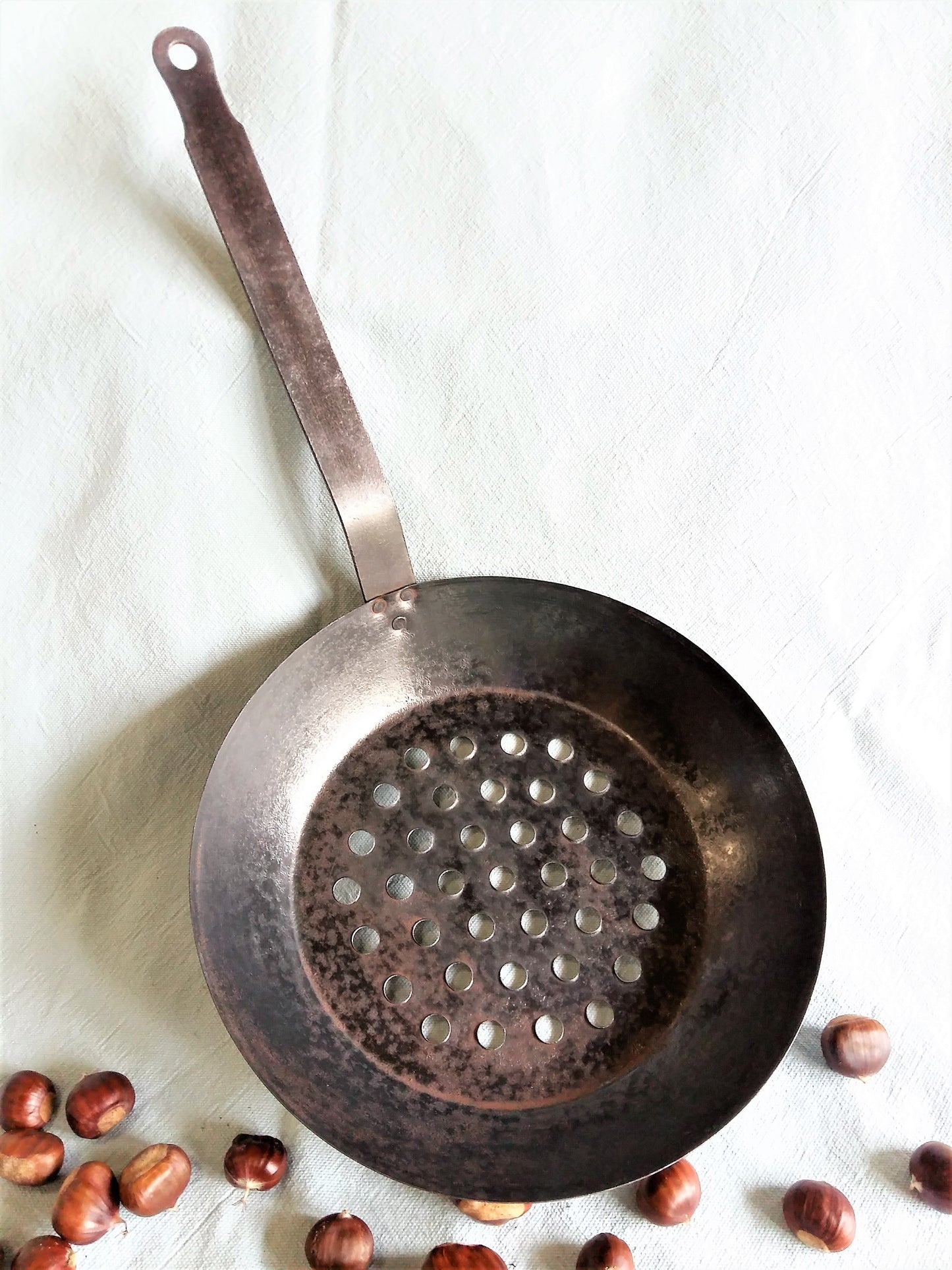 Chestnut Roasting Pan. Deep-Sided Chestnut Roaster. from Tiggy & Pip - €99.00! Shop now at Tiggy and Pip