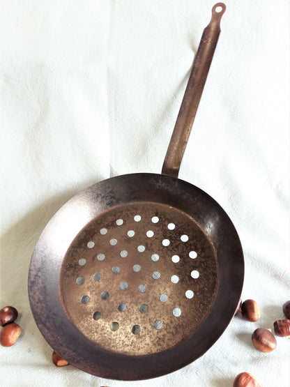 Chestnut Roasting Pan. Vintage Pan for Roasting Chestnuts. from Tiggy & Pip - Just €89! Shop now at Tiggy and Pip