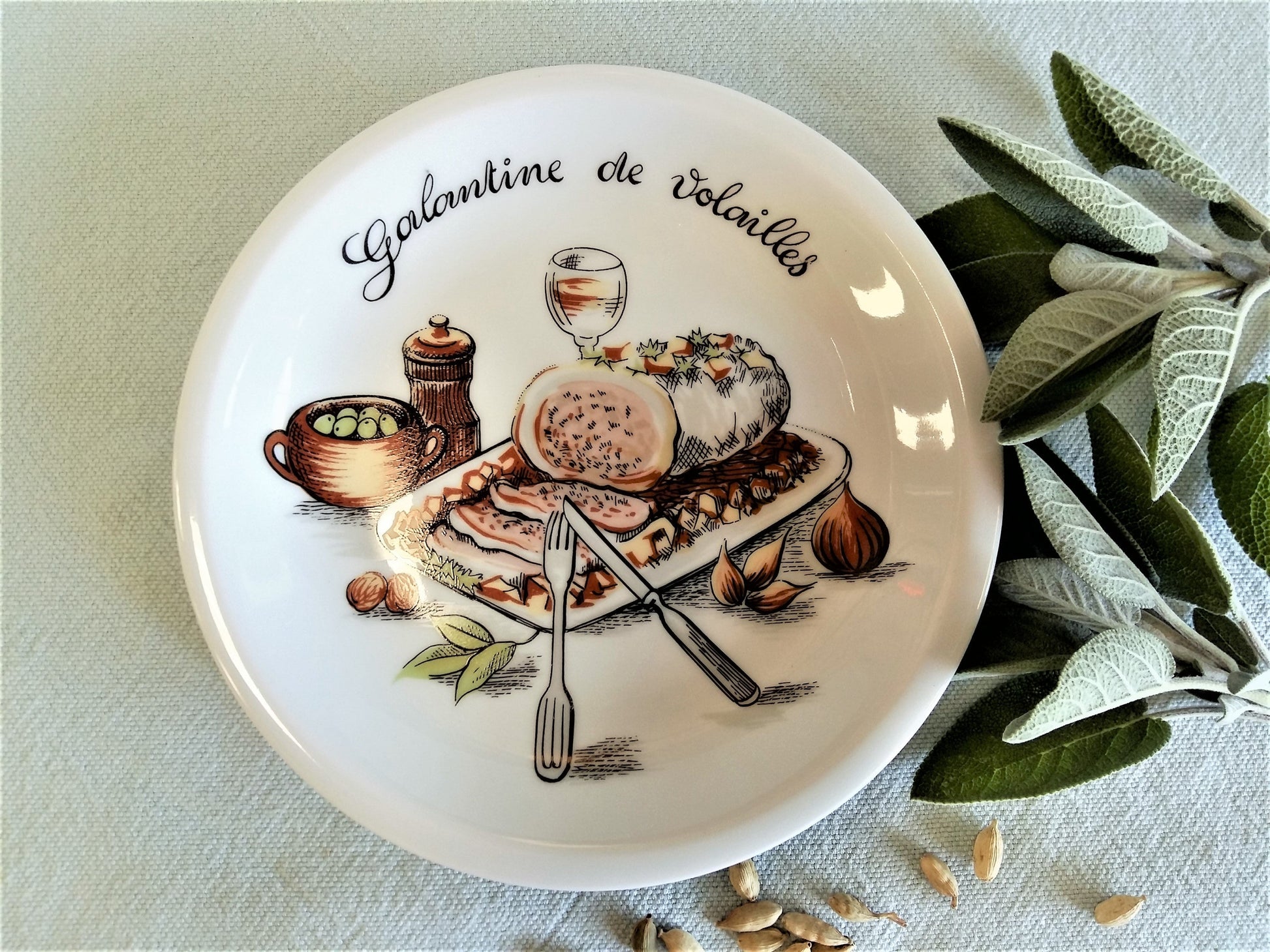 Six French Pâté Plates. Foie Gras Plates. French Entrée Plates. Terrine Plates. from Tiggy & Pip - €120.00! Shop now at Tiggy and Pip