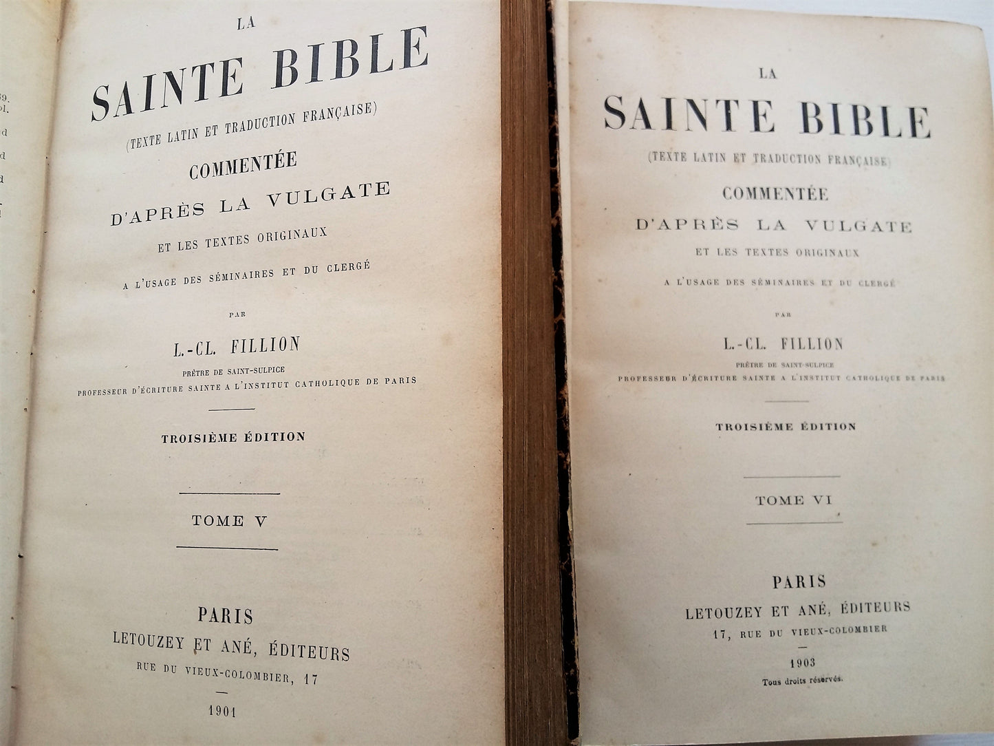 Antique Bible 1901-1903 Old Testament from Tiggy & Pip - €276.00! Shop now at Tiggy and Pip
