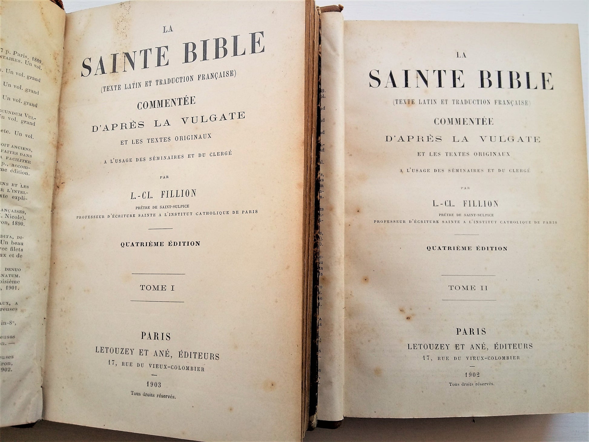 Antique Bible 1901-1903 Old Testament from Tiggy & Pip - €276.00! Shop now at Tiggy and Pip