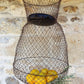 Enormous Wire Fishing Basket. Lidded, Collapsible, Wire Hanging Basket. from Tiggy & Pip - €75.00! Shop now at Tiggy and Pip