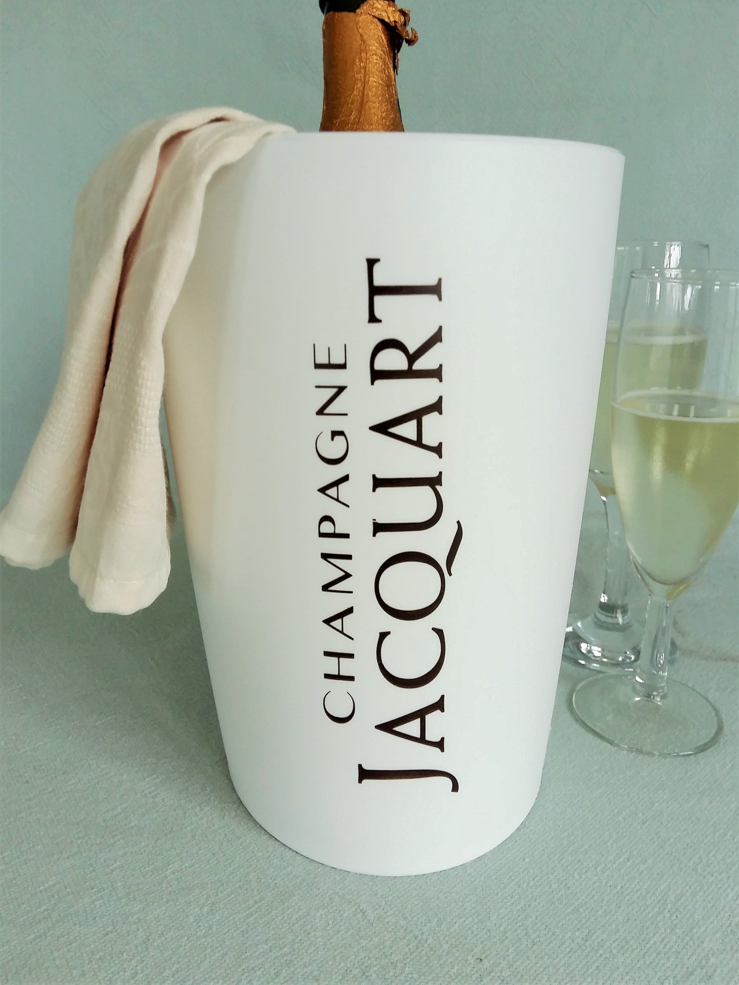 Champagne Jacquart Ice Bucket. Champagne Cooler. from Tiggy & Pip - €65.00! Shop now at Tiggy and Pip