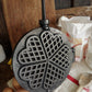 Antique Cast Iron Waffle Maker from Tiggy & Pip - €189.00! Shop now at Tiggy and Pip