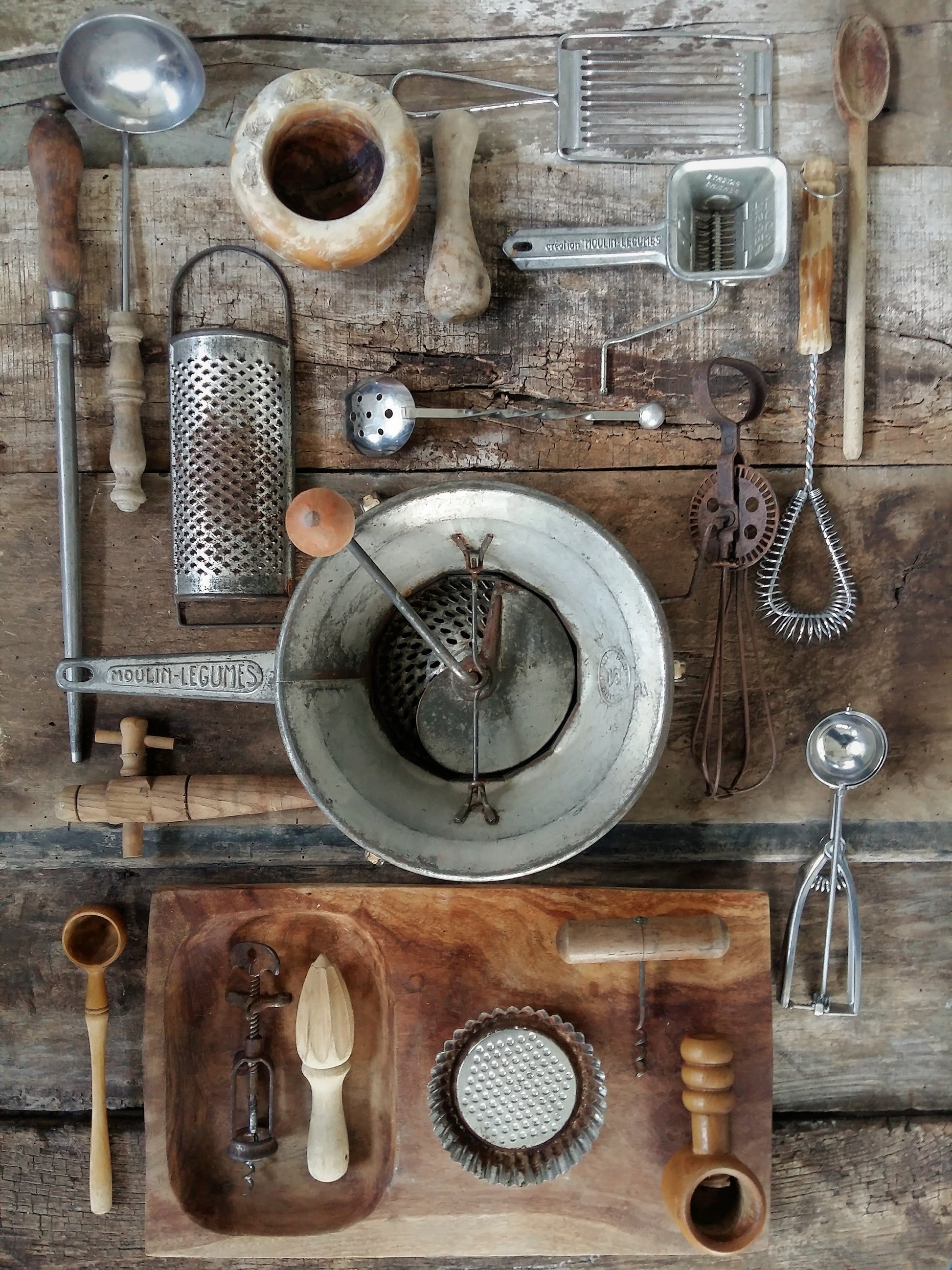Set of TWENTY Vintage Kitchen Utensils. from Tiggy & Pip - €218.00! Shop now at Tiggy and Pip
