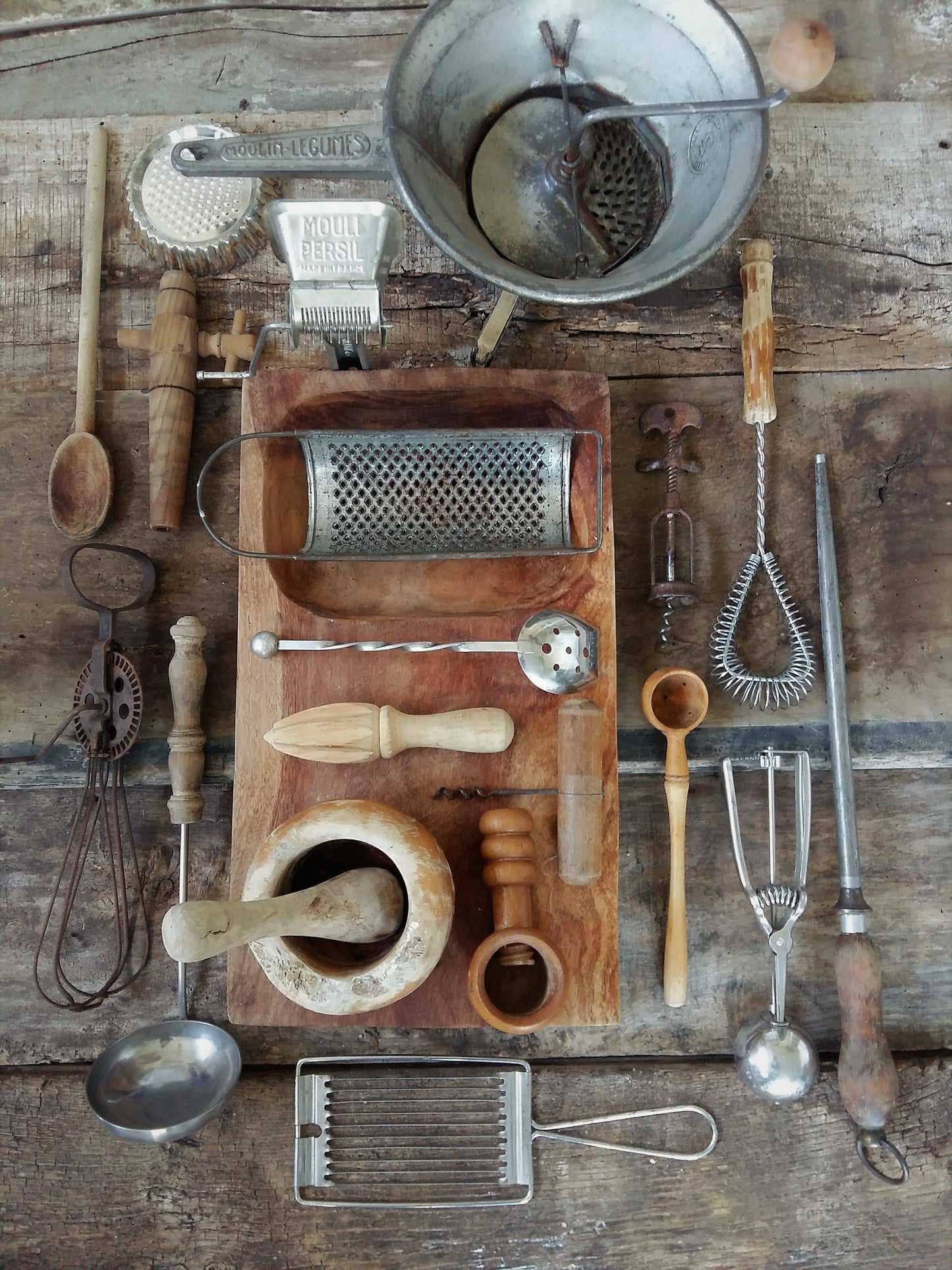 Set of TWENTY Vintage Kitchen Utensils. from Tiggy & Pip - €218.00! Shop now at Tiggy and Pip
