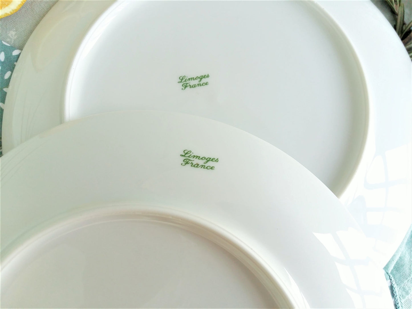 SIX Limoges Plates for Moules. Recipe Plates. from Tiggy & Pip - Just €168! Shop now at Tiggy and Pip