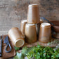 Set of Six Digoin Stoneware Tumblers. Medieval Re-enactment Cups. from Tiggy & Pip - €72.00! Shop now at Tiggy and Pip