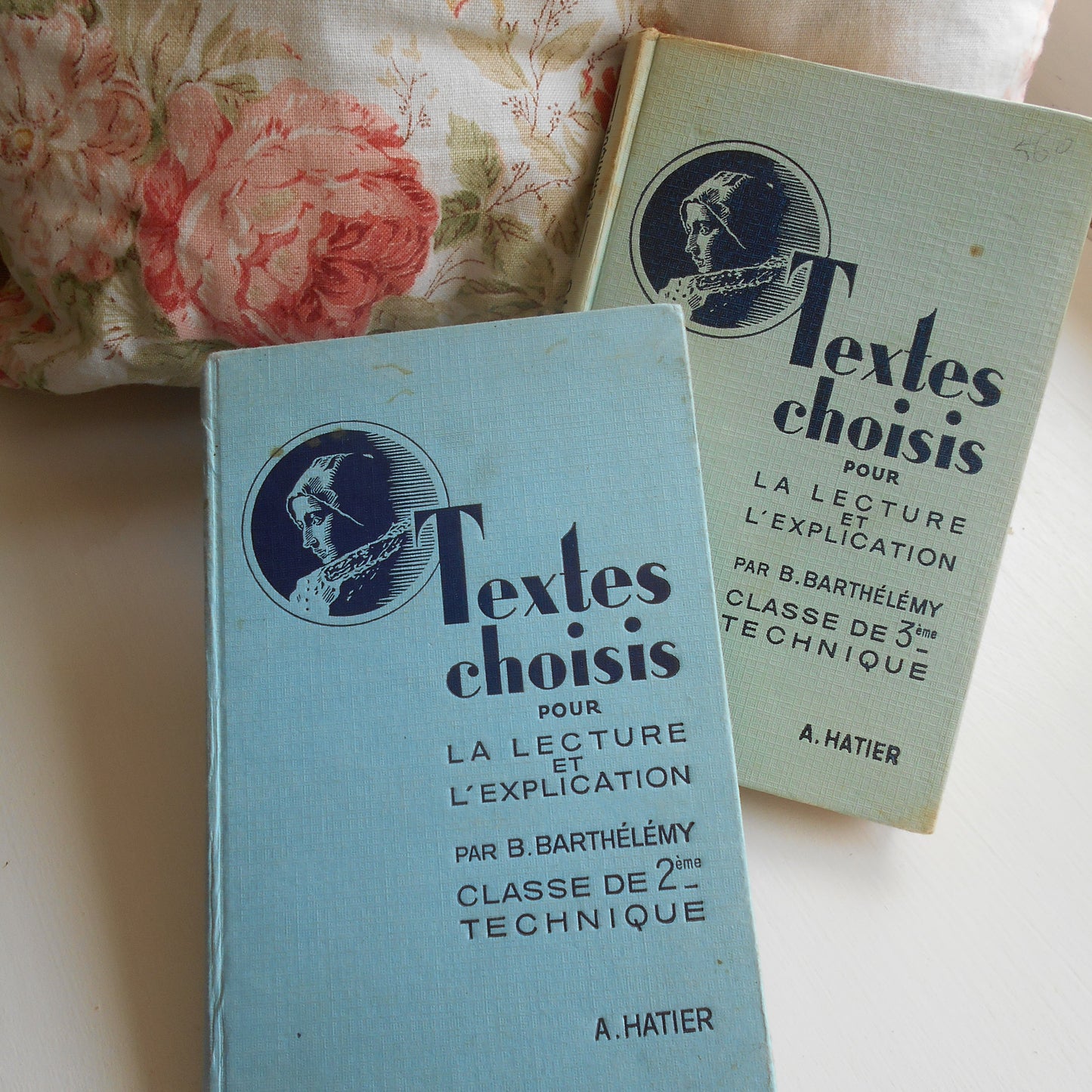 Antique Stack of French School Books. from Tiggy & Pip - €120.00! Shop now at Tiggy and Pip