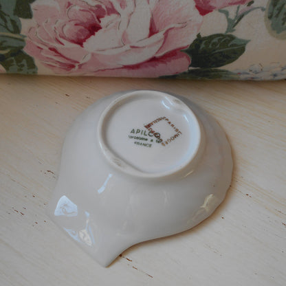 Limoges Porcelain Caviar Dish. Ideal 'French Boudoir' Dressing Table Jewelry/ Soap Dish. from Tiggy & Pip - Just €38! Shop now at Tiggy and Pip